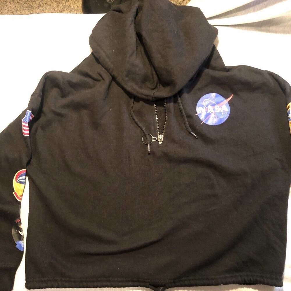 CHEMISTRY SWEATSHIRT Sz S NASA EMBLEMS POP CULTURE HIP HOODIE 12